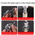 Integrated Pipe Threading Tool Leak-Free Threads Lightweight Cutting Tool for Both Professional and Home Projects. 