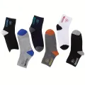 1/5/10 Pairs Set Mens Ultra Breathable Stylish Sports Socks for High Performance Basketball Football Fashion Multipack. 