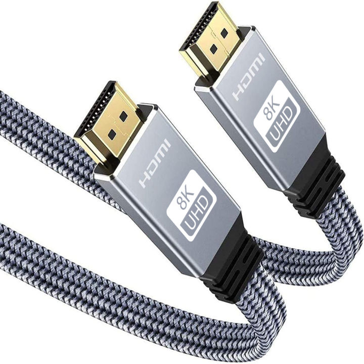8K%20HDMI%20Flat%20Cable%2048Gbps%20High%20Speed%208K60%204K120%20144Hz%20Braided%20HDMI%202.1%20Cord%203D%20EARC%20HDCP%202.2&2.3%20Compatible%20with%20Roku%20TV/PS5%20-%20Image%208