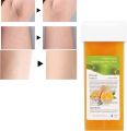 Depilatory Wax Roller,Wax Strips Roll on Wax Bikini 100g Professional Roller Depilatory Wax, Wax roll Refill, Wax Roller, Home Hair Removal Large Area Body Hair Removal Wax Roller for Men and Women. 