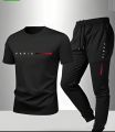 NEW TRENDY 🔥 D T F (STRONG & UNBREAKABLE REFLECTOR PRINTED) SUMMER TRACKSUIT FOR MEN _ SOFT AND COMFORTABLE FABRIC SUMMER TRACKSUIT FOR MEN - PREMIUM T SHIRT AND TROUSER SET PRINTED SUMMER TRACKSUIT FOR MEN_TRACKSUIT FOR BOYS. ( MULTIPLE COLORS). 