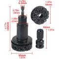 Automobile wheel hub axle head brake disc grinding head rust removal maintenance tool Stud Removal Tool Rust Remover Cleaner Kit.
