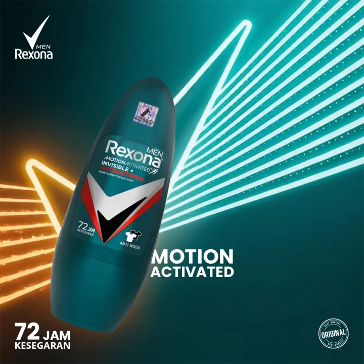 Rexona%20Men%20Motion%20Activated%20Invisible%20+%20Antibacterial%2072H%20Roll%20On%2045ml%20-%20Image%202