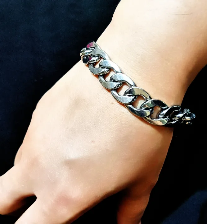 Pure%20Silver%20Stainless%20Steel%20Neck%20%20Chain+Braclate%20%20For%20Men/Boys+braclet%20For%20Boys/Men%20Top%20Fashion%20High%20Quality%20Handmade%20Heavy%20Link%20Neck%20CHAIN%20+Braclet%20For%20Men%20-%20Image%206