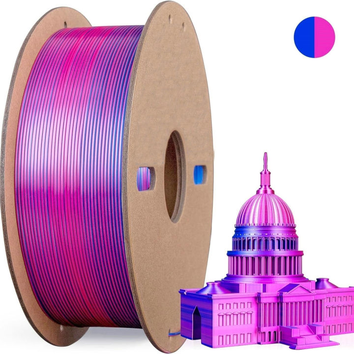 Multicolor%203D%20Printer%20Filament,Dual/Tri%20Color%201.75mm%20PLA%20Silk%20Shiny%20Printing%20Filament,250g(0.55lbs)%20Fit%20Most%20FDM%203D%20Printer%20-%20Image%204