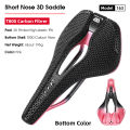 WEST BIKING Short Nose 3D Printed Bicycle Saddle Ultralight T800 Carbon Fiber MTB Road Bike Cushion Professional Racing Saddle. 