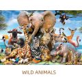 MaxRenard Paper Jigsaw Puzzle Mini Pieces 150pcs Wild Animal Test Tube Educational Toys Family Game Portable Leisure Toy. 