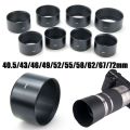 40.5/43/46/49/52/55/58/62/67/72mm Metal LENS HOOD for  for  Camera Accessories Universal Sunshade. 