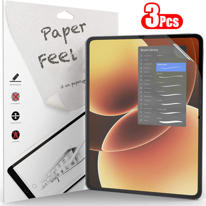 3Pcs Paper Feel Like Screen Protector For Pad 8 Pro 11.2 Film No Glass