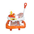Mickey baby walker Orange & white for music. 