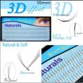 Eyelash Extension Individual 3D Mink Volume Effect Cluster Lashes. 