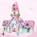 MN COGO 928 Pcs Large Girls Friends House Princess Castle lego Bricks Blocks kids Toys. 