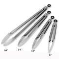 BBQ Grill Tongs Salad Steak Spaghetti Candy Charcoal Meat Stainless Steel Camping Barbecue Kitchen Frying Food Clips Clamp. 