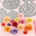 3D Large Spiral Rolled Flower Metal Cutting Dies 115mm Garland Flower For DIY Scrapbooking Decoration Craft Paper Card Making. 