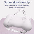 New Leather Texture Creative Shape Silicone Wrist Rest, Ergonomic Comfort Wrist Support Pad for Office Home Gaming. 