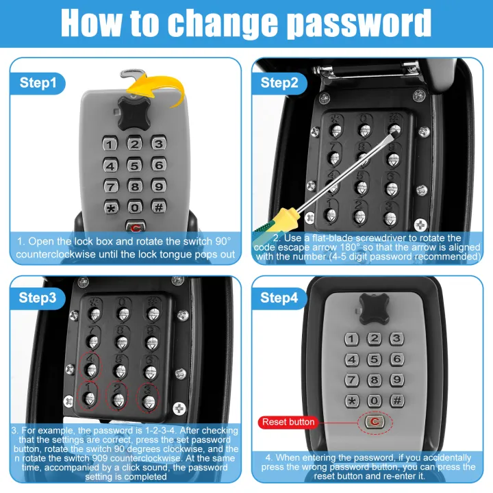 Key%20Lock%20Box%20Wall-Mount%20Secret%20Code%20Security%20Key%20Safe%20Secret%20Organizer%20Box%20No%20Key%20Home%20Office%20Weatherproof%20Safe%20Key%20Keeper%20NEW%20-%20Image%206