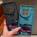 Airplane Snow Mountain Soft Phone Case For OnePlus 13T 13R 12R 11R 13 12 5G Shockproof TPU Silicone Cover For OnePlus Ace 5 3 2.