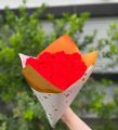 Flower Bouquet Ribbon Forever is a beautiful and symbolic floral arrangement that represents eternal love.. 