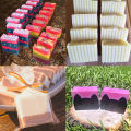 Rectangle Wooden Box Soap Mold Kits 600ml Silicone Soap Mold Flexible Rectangular Loaf Mold DIY Heart Moon Tube Soap Making Tool.