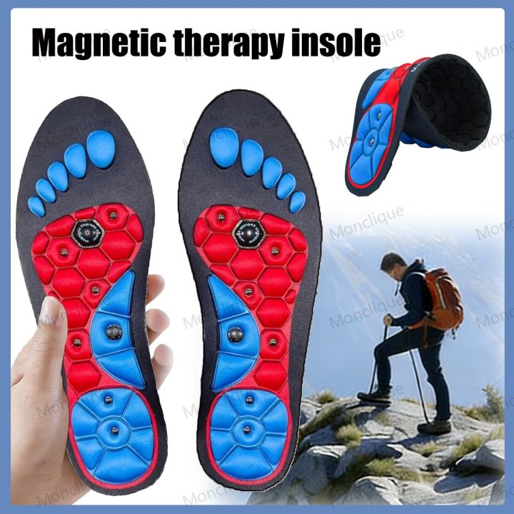 Acupoint Massage Insoles Arch Support Orthopedic Mat Magnetic Therapy Sports Shoe Mat Soft Relax  Feet Hiking Shoe Accessories
