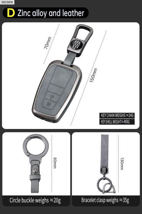Zinc%20Alloy%20Car%20Key%20Case%20Cover%20Shell%20Fob%20For%20Toyota%20Prius%20Camry%20Corolla%20CHR%20C-HR%20RAV4%20Land%20Cruiser%20Prado%20Car%20Keychain%20Accessories%20-%20Image%206