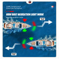 Yacht Navigation Light Waterproof LED Marine Sounding Light Navigation Light Red and Green Marine Light 12V 24V 2 PCS. 