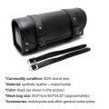 Motorcycle Saddlebags PU Leather Front Fork Tail Tool Bag Luggage For Harley Chopper Bobber Cruiser Sportster XL 883 1200 Bag.