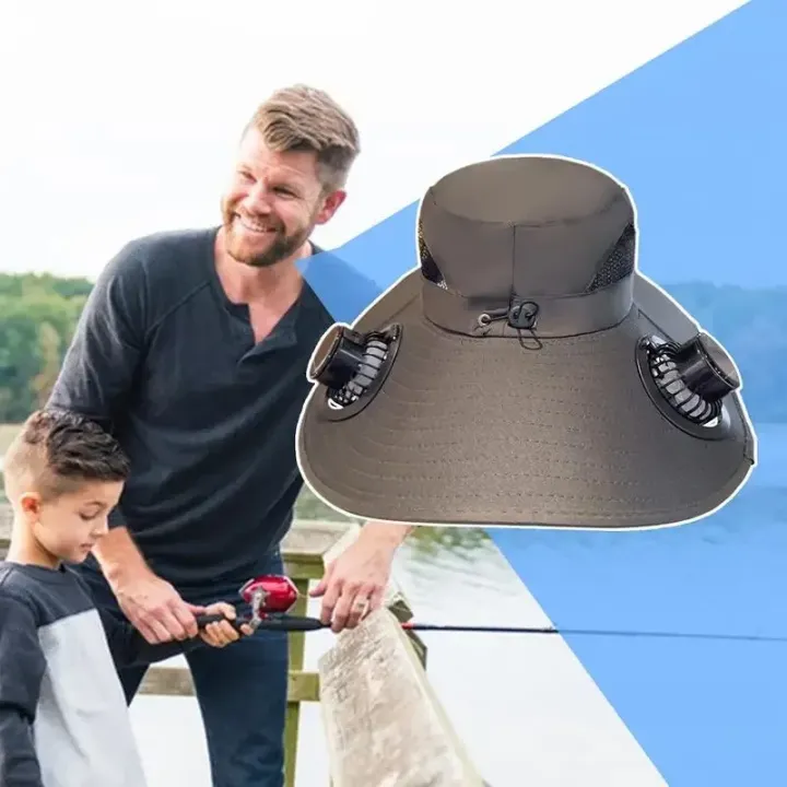 Solar%20Fan%20Sun%20Hat%20for%20Men%20Women%20Wide%20Brim%20Fishing%20Cap%20Waterproof%20Breathable%20Solar%20Outdoor%20Cooling%20Hat%20for%20Hiking%20Camping%20-%20Image%202