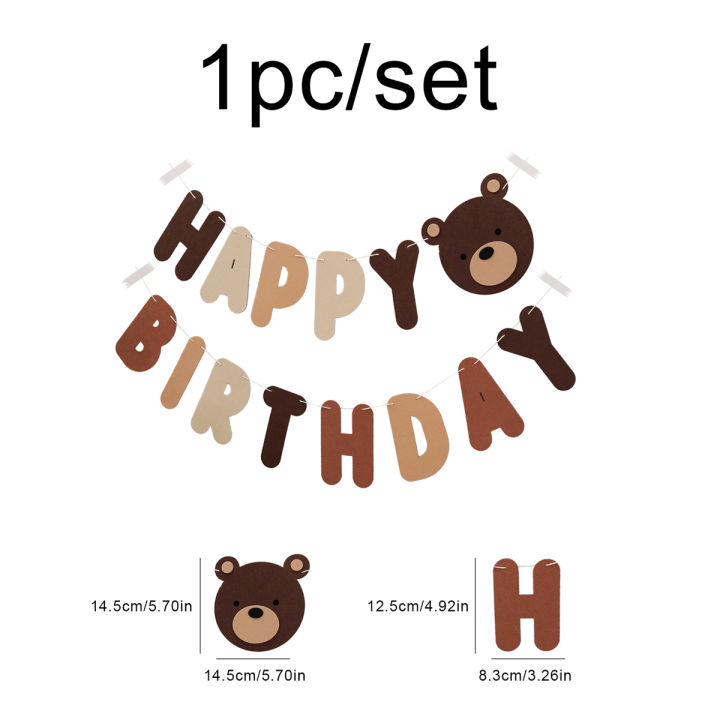 Brown%20Bear%20Birthday%20Letter%20Pull%20Flag%20Party%20Decoration%20banner%20layout%201%20set%201%20piece%20-%20Image%207