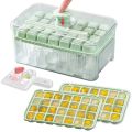 28/56 Grid Ice Cube Mold Reusable Refrigerator Ice Maker One-touch Easy Release Homemade Ice Cube Tray Mold Home Ice Making Tool. 