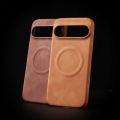 Magnetic Leather Case for Google Pixel 10 Pro XL 9 8A 7A 8 7 Pro Cover Shockproof Borderless Shell Mag-safe Matte Phone Fundas.