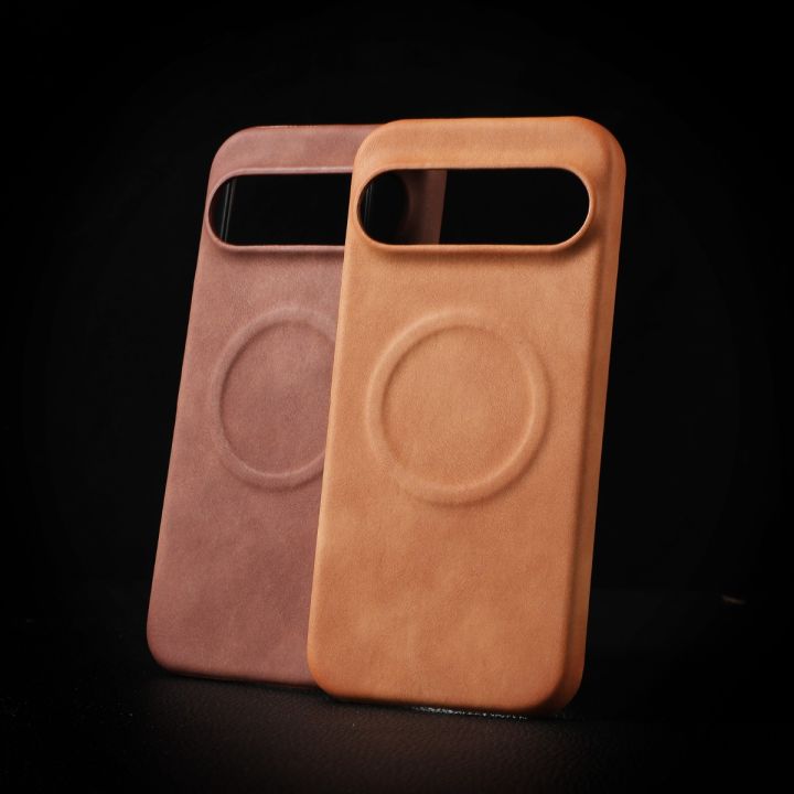 Magnetic Leather Case for Google Pixel 10 Pro XL 9 8A 7A 8 7 Pro Cover Shockproof Borderless Shell Mag-safe Matte Phone Fundas