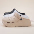 Women's Fashion Platform Sandals Summer 2025 Thick Sole Soft Eva Clogs Garden Shoes for Women Hollow Out Non Slip Beach Sandals. 