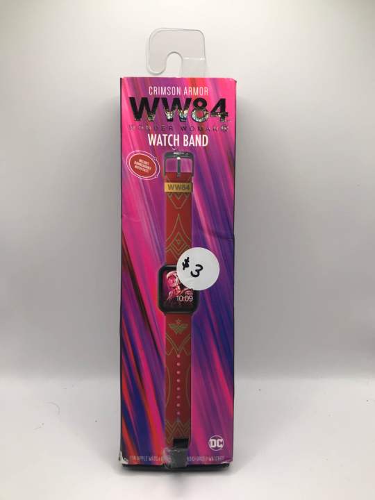 (H) Crimson Armor Smartwatch Band designed for Apple Watch