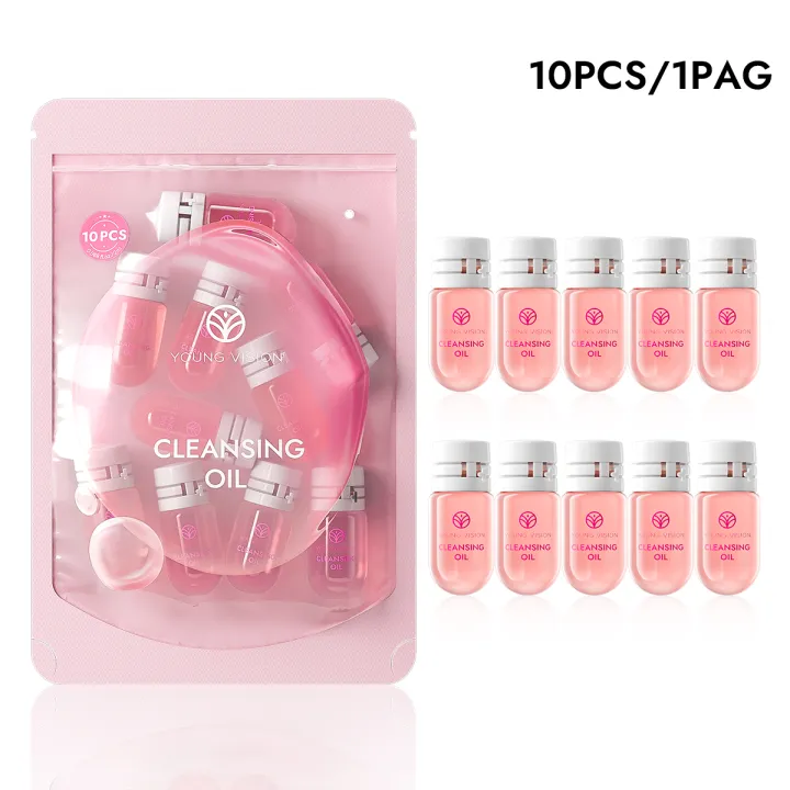 YOUNG%20VISION%205pcs/10pcs%20Cleansing%20oil%20Rose%20Flower%20Makeup%20Remover%20Oil%20Mild%20Non-irritating%20Pore%20Cleansing%20Makeup%20Remover%20Set%20-%20Image%207