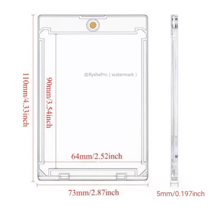10pcs%20Card%20Case%20Holder%2035pt%20Magnetic%20Card%20Holder%20for%20Trading%20Cards%20Hard%20Plastic%20Card%20Sleeves%20for%20MTG%20TCG%20Baseball%20Sports%20Cards%20-%20Image%207