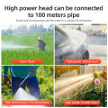 Portable Dual Motor 12V Water Pump Diaphragm Pump Built-in Pressure Switch 1.1Mpa Pressure 8.0LPM Flow Pressure Pump for Home. 