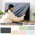 LCD TV Kap Stofkap Effen Kleur Elastische Televisie Decoratieve Cover Doek Universeel Voor 32/42/46/55/69/76/85 Inch Tv Covers.