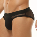 Men's  Low-Waist Briefs Underwear Triangle Mesh Breathable Panties Comfortable Underpants for Men. 