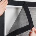 Mosquito Nets for Window, Anti-Mosquito Window Screens, Mesh Anti Insect Air Tulle Invisible Black Fiberglass Mosquitoes and Fli.