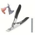 Acrylic Nail Clippers with 15Pcs Magnets Nail Clippers Cutters for Long Acrylic Gel Nails Tips Adjustable Stainless.