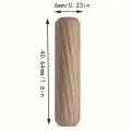 Wooden Dowel Pins  Fluted Wood Dowels Rods, Approx 1/4 x 1.6 inch,5/16 x 1.5 inch 3/8 x 2 inch  Made of Hardwood, 200 Pcs. 
