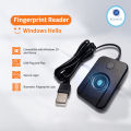 New Windows 10 11 Hello Biometric Fingerprint Login USB Reader Scanner Module Device Biometrics Security Key Safe Account Login. 