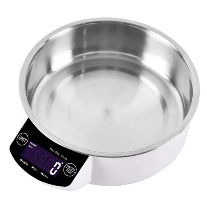 Digital Kitchen Scale Baking Scale Measuring Stainless Steel Accurate ...