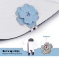 Golf Cap Clips With Magnet Mark Petal Pattern Golf Ball Marker Golf Ball Position Removable Metal Drop Ship Golf Accessories.