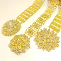 Thai luxury large belt for women can be paired with Siam Lanna style, gold belt, silver belt, various flower buckle with 39 inch diamonds, it must be included when attending the big festival.. 