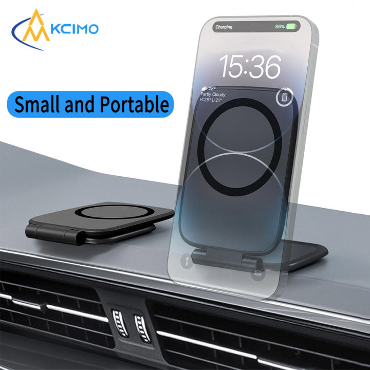 Kcimo Magnetic Phone Holder for Car Mount with Dual Side Strong Magnets Ultrathin Adjustable Cell Phone Holder Accessories