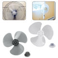 12 Inch 3 Leaves Fan Blades Household Clear Plastic Fan Blade Replacement For Pedestal Fan Stand Fan Table Fan Accessories. 