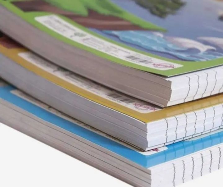 Spiral Binding / Simple Stitched Big Size White Paper Single Pc