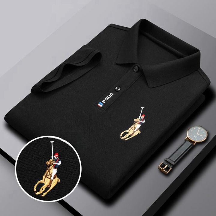 Proman-classic%20Knight%20embroidery%20pattern%20men's%20short%20sleeve%20polo%20shirt%20comfortable%20and%20breathable%20business%20casual%20polo%20shirt%20with%20many%20styles%20to%20choose%20from.%20-%20Image%203